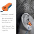 thumbnail image 3 of Honeywell Corded Polyurethane Foam Earplugs, Blue and Orange, 3 of 6