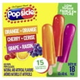 thumbnail image 1 of Popsicle Orange, Cherry & Grape Low Sugar Ice pops, 18 x 48 mL, 1 of 7