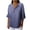 Navy, variant on Gradient Color Shirts for Women 3/4 Length Sleeve V Neck Tunic Tops Summer Button Down Loose Fit Lightweight Blouse Casual Going Out Work Travel Tops Wine L