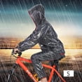 thumbnail image 1 of Unisex al aire libre a prueba de viento impermeable ropa impermeable trajes ciclismo deportes abrigo de lluvia pantalones (S), 1 of 8