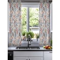 thumbnail image 2 of Vintage Spring Floral Sheer Curtains 54 Inch Length 2 Panels Set for Living Room/Bedroom, Farmhouse Flowers Blue Vintage Kitchen Curtains Grommet Semi-Sheer Curtains Window Treatments 42"x54"x2, 2 of 7