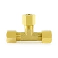 thumbnail image 2 of Tubo de compresión ChillWaves Brass Tee de 3/8 pulgadas de diámetro exterior (paquete de 5), 2 of 6