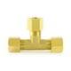 thumbnail image 2 of Tubo de compresión ChillWaves Brass Tee de 3/8 pulgadas de diámetro exterior (paquete de 5), 2 of 6