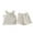 Beige, variant on REDARER Summer Girls and Boys Baby Pure Color Round Neck Lace Trimmed Sleeveless Top and Shorts Set,12-18 Months