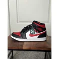 thumbnail image 2 of Size 9 - Jo r-dan 1 Mid (White, Red & Black), 2 of 6