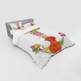 thumbnail image 3 of Ambesonne Anchor Bedding Set 3 Pcs, Spring Flowers Blooming, Twin XL, Multicolor, 3 of 3