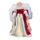 thumbnail image 5 of Adorno navideño para la punta del árbol, 30 cm, con estatua de alas, muñeco, adorno para la punta del árbol de Navidad Rojo, 5 of 9