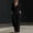 Black women's two piece set a1, variant on Women's 3/4 Sleeve V Neck Two Piece Set Wide Leg Pants Casual Suit Loose Boho Lounge Outfits Solid Travel Airport Clothes Matching Sets Summer Cruise, Blue XL