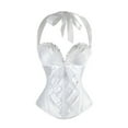 thumbnail image 5 of Aofany Womens Corset Top, Corsets For Women Overbust Corset Bustier Lingerie Top Gothic Shapewear Underwear White, 5 of 5