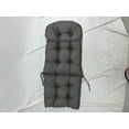thumbnail image 6 of JIAN YA NA Adirondack Rocking Chair Cushion, High Back Patio Chair Cushions, Water Resistant Outdoor Furniture Seat Pads with Ties (43x19x3 Inch, Dark Gray), 6 of 11