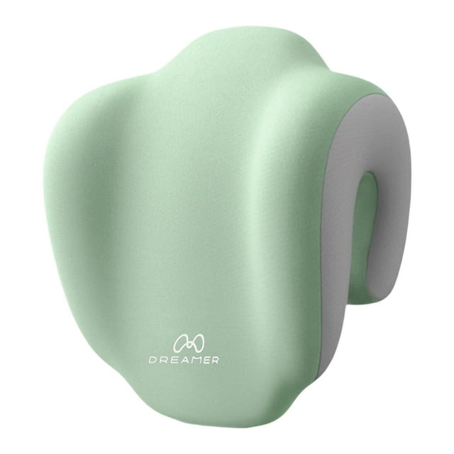 BELOVING Office Pillow for Sleeping and Working, Lunch Break Neck Support for Work Chair, Gray Green