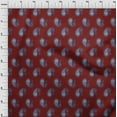 thumbnail image 3 of oneOone Cotton Poplin Fabric Paisley Block Printed Craft Fabric BTY 56 Inch Wide, 3 of 4