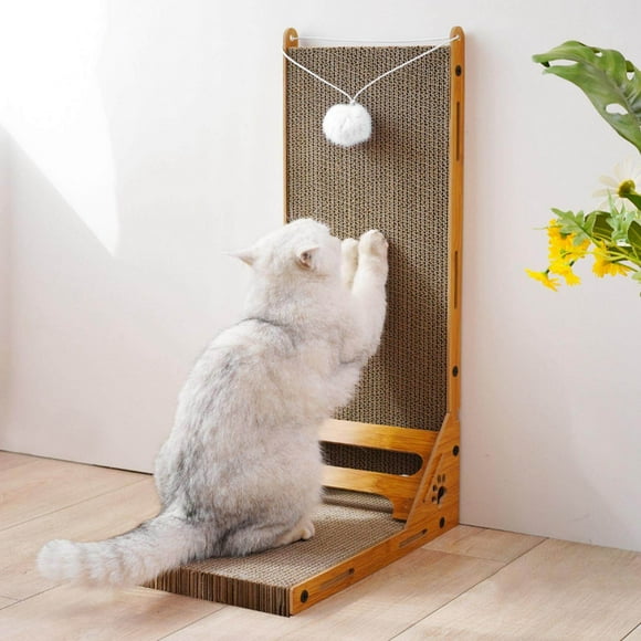 pitrice Vertical Cat Scratcher Cat Scratching Pad Furniture Protector for Kitty
