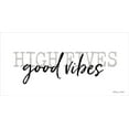 thumbnail image 2 of Ball, Susan 18x11 Gold Ornate Wood Framed with Double Matting Museum Art Print Titled - High Fives Good Vibes, 2 of 4