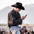thumbnail image 4 of Sombrero vaquero FLUFFY SENSE. Cattleman Felt para mujeres y hombres, 4 of 6