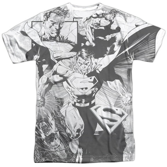 Superman Men's Power Within Sublimation T-shirt White