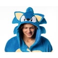 thumbnail image 2 of Albornoz de felpa Bioworld Sonic The Hedgehog para adultos, 2 of 4
