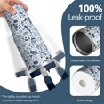 thumbnail image 2 of Leopard Print 30oz Handheld Travel Tumbler with Handle – Double Wall Stainless Steel Insulated Cup, Flip Straw Lid, Leak-Proof & BPA-Free for Hot and Cold Drinks – Durable Coffee & Juice Mug Black, 2 of 6