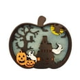 thumbnail image 2 of loopsun Fall Halloween Decorations Savings Clearance for Home,Halloween Wooden Decoration Ornaments Party Scene Layout Pumpkin Decoration, 2 of 2