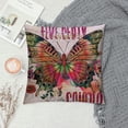 thumbnail image 2 of ONETECH Sunshine Butterfly Throw Pillow Cover,Cushion Case for Girl Room Sofa Couch Bed Decor,Inspirational Gifts for Girls Women Friends, 2 of 5