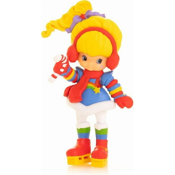 Rainbow Brite Winter Season 2.5-inch Cheebee Figure, Ice Skates & Winter Outfit