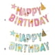 thumbnail image 4 of Conjunto de tarjeta de papel Cateissary 1 Uds. azul 14.7 pies cartel de feliz cumpleaños, 4 of 6