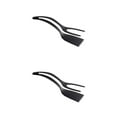 thumbnail image 3 of Guardoinrt Tourneur de Spatule en Nylon Résistant à la Chaleur Double Face pour une Cuisson Polyvalente Poignée Confortable Facile Noir 2Set, 3 of 6