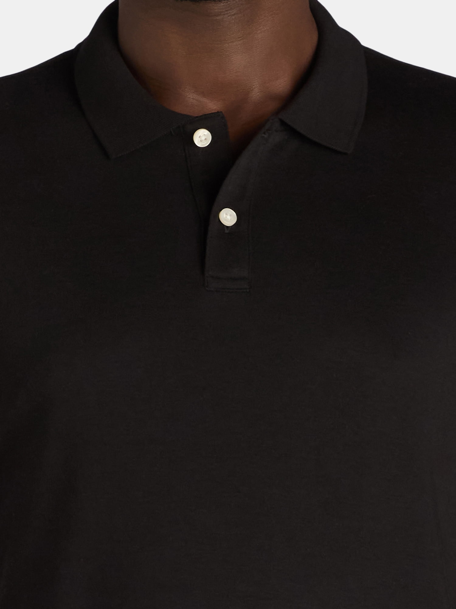 George Men's Interlock Polo Shirt with Short Sleeves, Sizes S-3XL