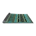 thumbnail image 2 of Ahgly Company Indoor Round Oriental Light Blue Industrial Area Rugs, 8' Round, 2 of 4