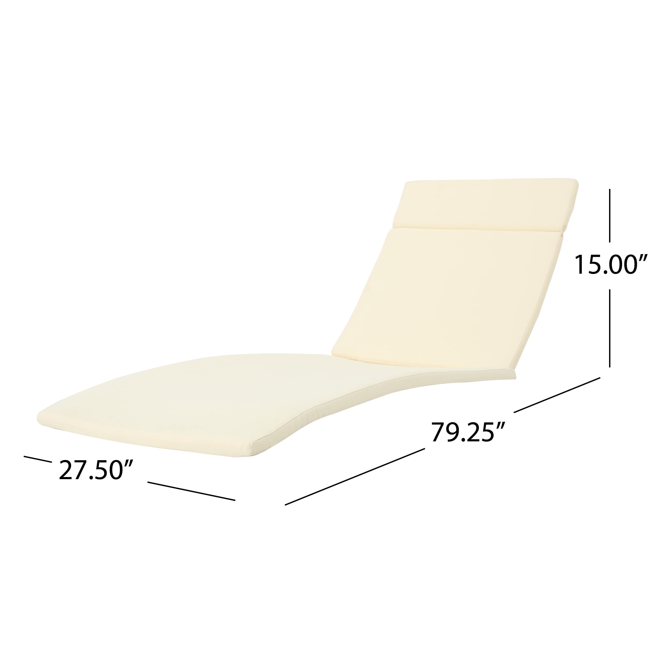 Anthony Outdoor Wicker Adjustable Chaise Lounge with Arms and Cushion, Set of 2, Multibrown, Ivory