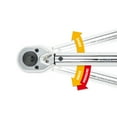 thumbnail image 5 of Powerbuilt Dual Drive 3/8 Inch and 1/2 Inch Drive Micrometer Ratcheting Torque Wrench - 944001, 5 of 10