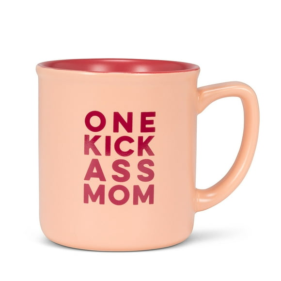 Set of 2 One Kick Ass Mom Mug