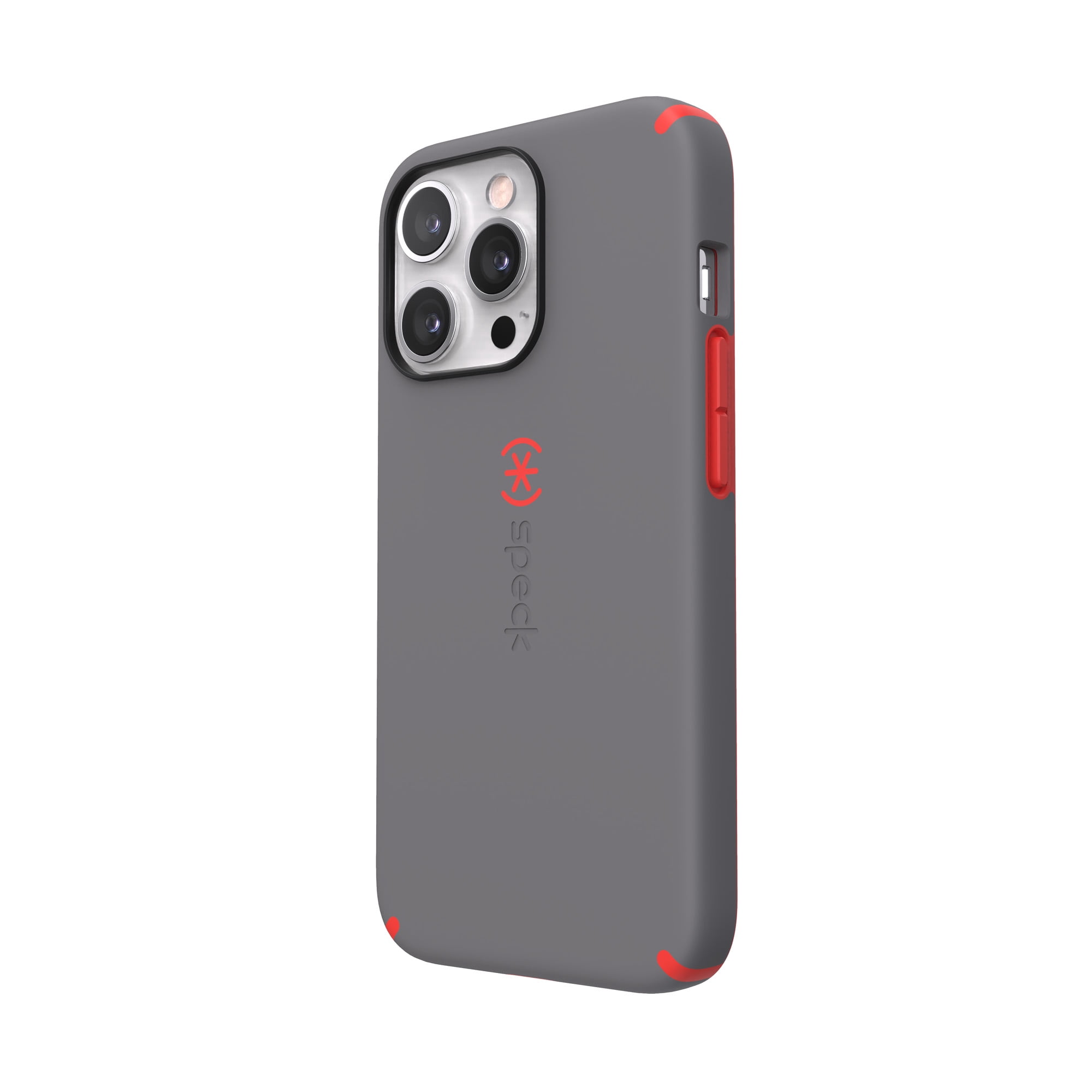 (2 pack) Speck iPhone 13 Pro Candyshell Pro phone case in Moody Gray and Turbo Red