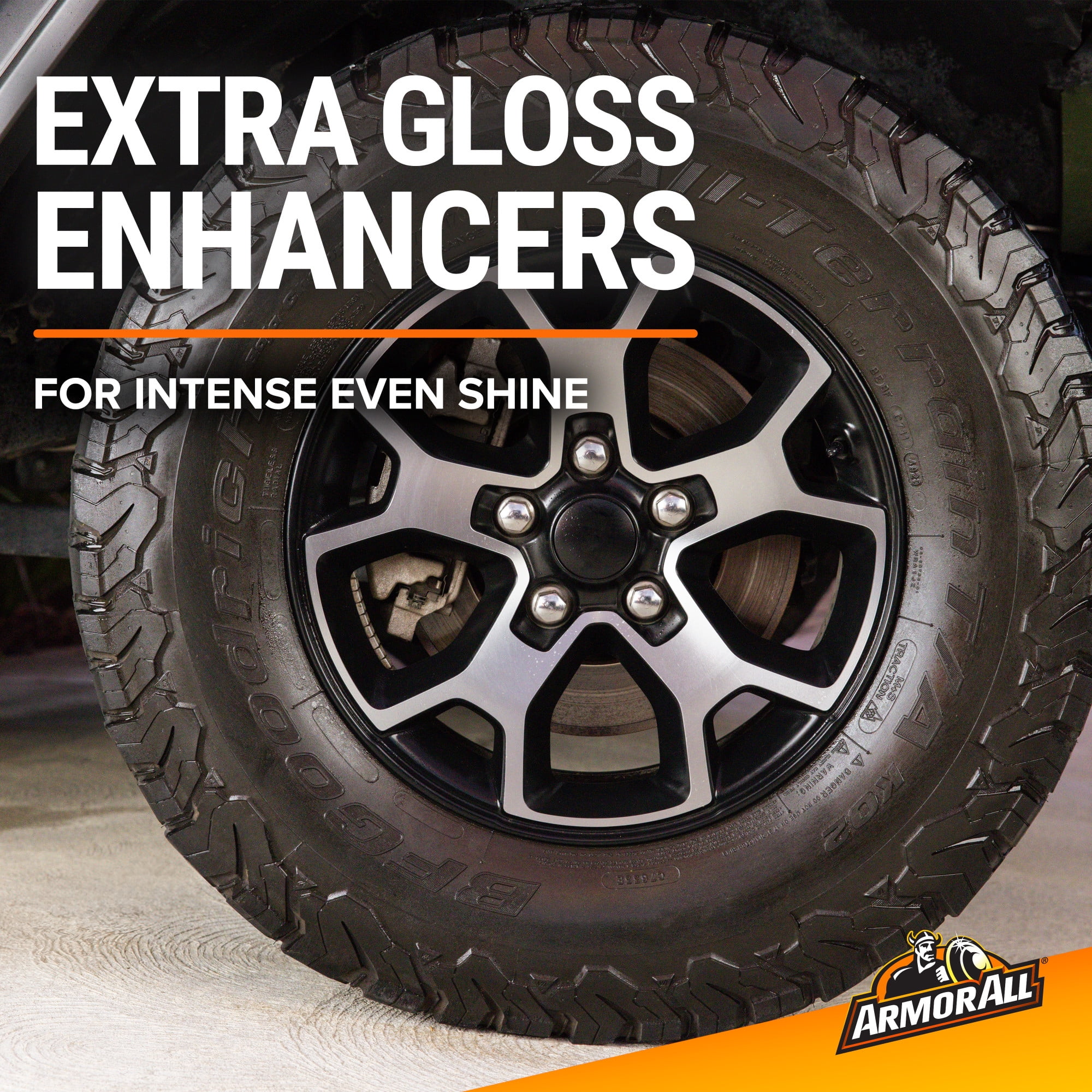 (2 pack) Armor All Extreme Tire Shine Spray, Holiday Stocking Stuffers, 15 fl oz Bottle