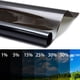 thumbnail image 2 of Car Window Sunshade Film Translucent Black UV Protection Heat Insulation Solar Sticker Tint Film 50cm x 3m, 2 of 3