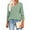 Bean green, variant on Womens 3/4 Sleeve Tops Ladies Blouses Crew Neck T Shirts for Women Loose Fit Tunic Tops