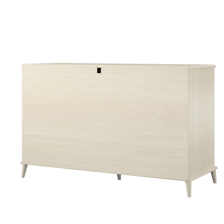 Ameriwood Home Farnsworth 6-Drawer Dresser, Ivory Oak - Walmart.com