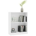 thumbnail image 4 of vidaXL Bookshelf 2-Tier Chipboard Side Cabinet Bookcase Stand Multi Colours, 4 of 18