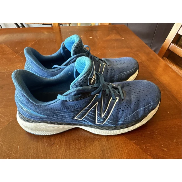New Balance Fresh Foam 860 Mens Size 13 Shoes Blue White Running Sneakers