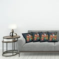 thumbnail image 3 of Ambesonne Fantasy Throw Pillow Cover 4 Pack, Oriental Castles Moon, 18", Multicolor, 3 of 7