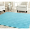 thumbnail image 3 of SAFAVIEH Himalaya Rachelle Solid Wool Area Rug, Turquoise, 6' x 6' Square, 3 of 9