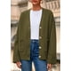 thumbnail image 3 of Suéter Cardigan PRETTYGARDEN Mujer 2025 Tejido Grueso Cuello en V, 3 of 8