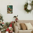 thumbnail image 5 of Virelaxpo Santa Claus Vintage Metal Wall Decor, Christmas Hanging Art for Home, Rustic Festive Sign for Indoor Use, 5 of 6