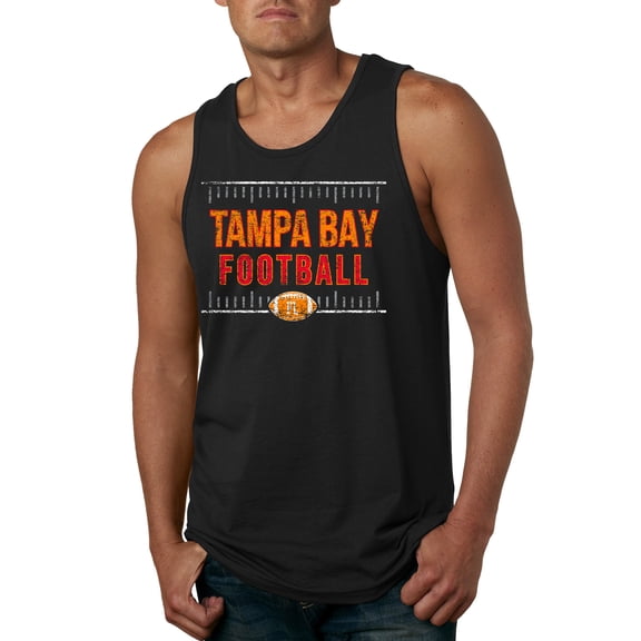Wild Bobby Tampa Bay TB Hometown City Football Fan Pride Sports Men's Graphic Tank Top, Black, XX-Large