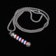 thumbnail image 3 of Lámpara de luz intermitente para barbería, colgante, collar, accesorio especial y único Plata, 3 of 9