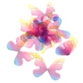 thumbnail image 3 of Esquirla 10Pcs Craft Butterflies / Decorative Artificial Butterfly Clips / Chiffon Colored, 3 of 8