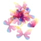 thumbnail image 3 of 10 adornos de mariposa de gasa con parte trasera plana para hacer aretes y joyas De colores, 3 of 9