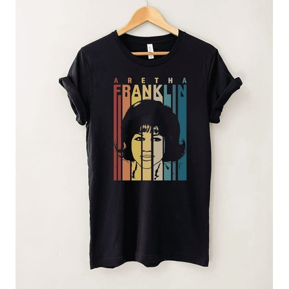 Aretha Franklin Retro Vintage T-Shirt, Aretha Franklin Shirt, Music Shirt, Gift Tee For You And Friends