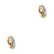 thumbnail image 2 of Anillo con diseño de tablero de ajedrez Sonducket joyería elegante para mujer Dorado Talla 9 2piezas, 2 of 6