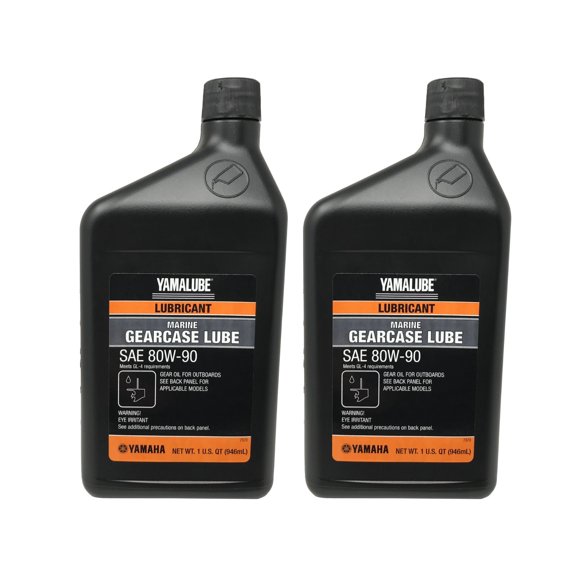 Yamaha OEM Lower Unit Gearcase Lube Oil 2 QUARTS ACC-GEARL-UB-QT 2 PACK